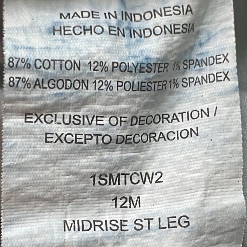Riders by Lee Size 12 Midrise Straight Leg Jeans Denim - Picture 6 of 6